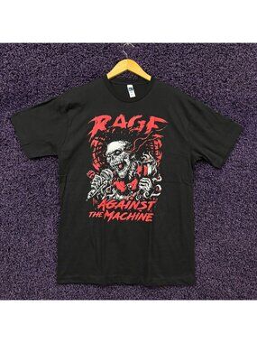 Rage Against the Machine Fight The Power Tour Art T-Shirt L